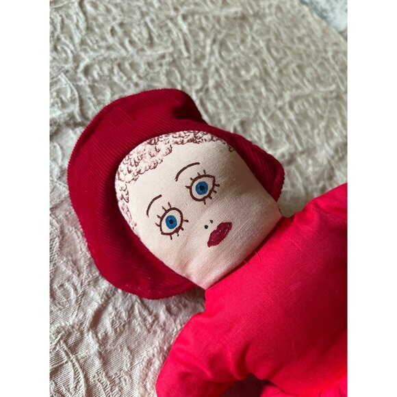 Vintage Reversible Rag Doll With Grandma, Wolf, and The Little Red Riding Hood - Picture 8 of 15